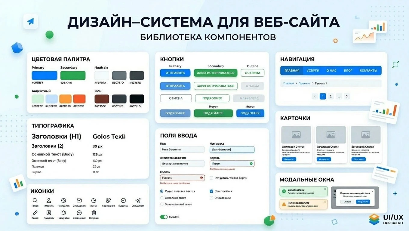 UI‑кит - блог Агентство Третьякова